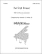 Perfect Peace - TTBB TTBB choral sheet music cover